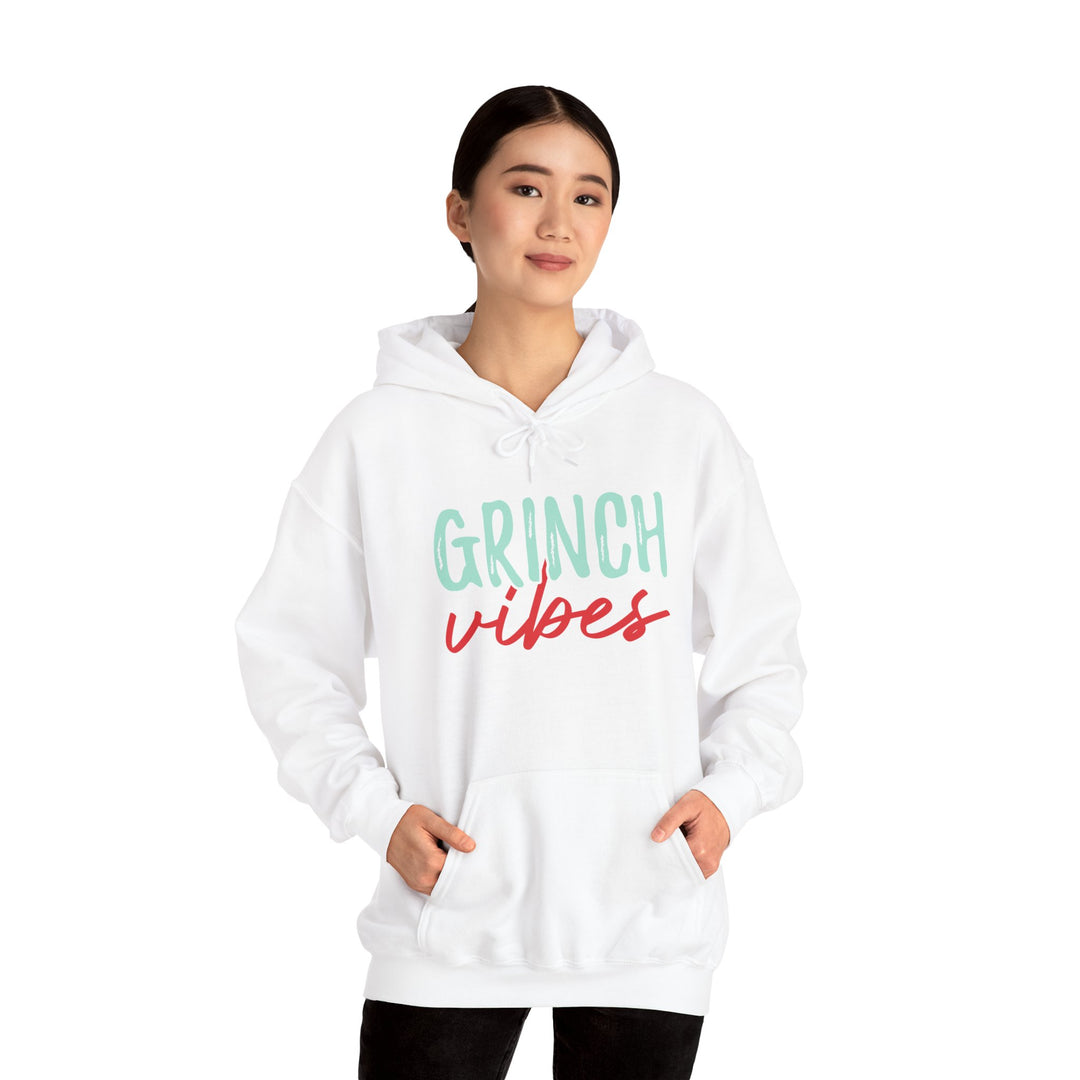 Grinch Vibes Unisex Hoodie - Cozy Holiday Sweatshirt for Christmas Spirit