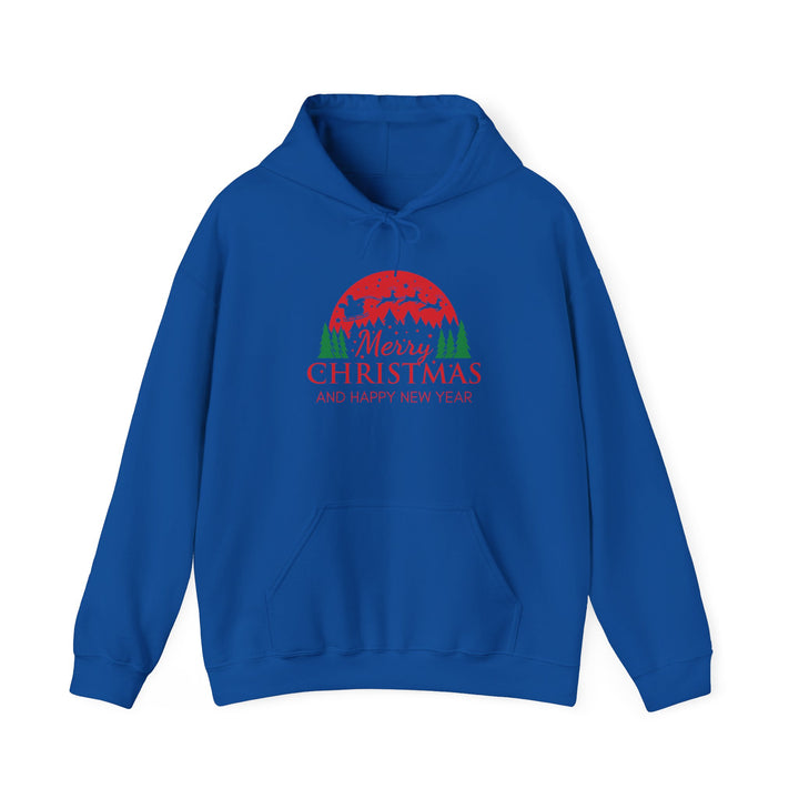 Merry Christmas Hoodie - Festive Red & Green Holiday Sweatshirt