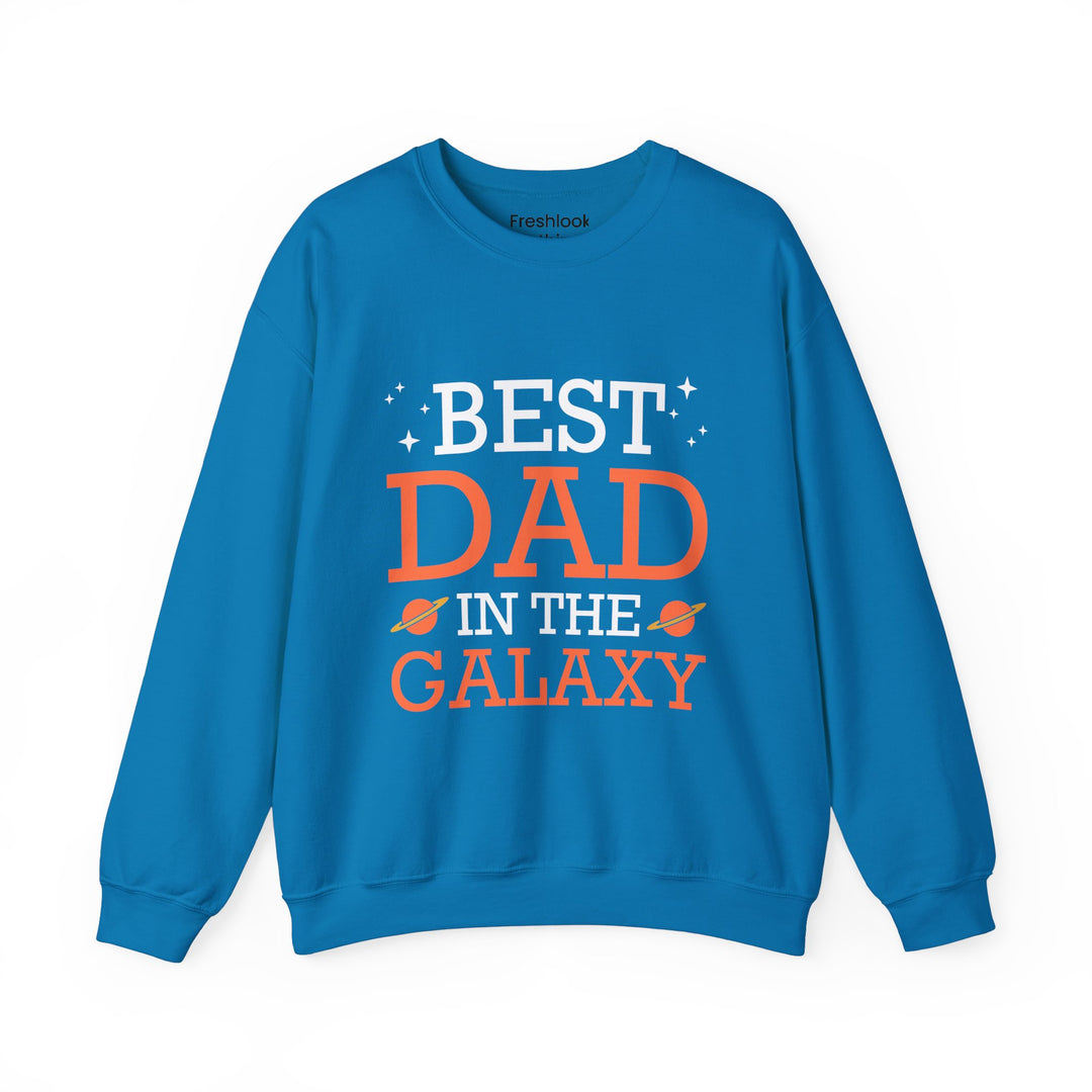 Dad’s Sweatshirt – Best Dad in the Galaxy Design