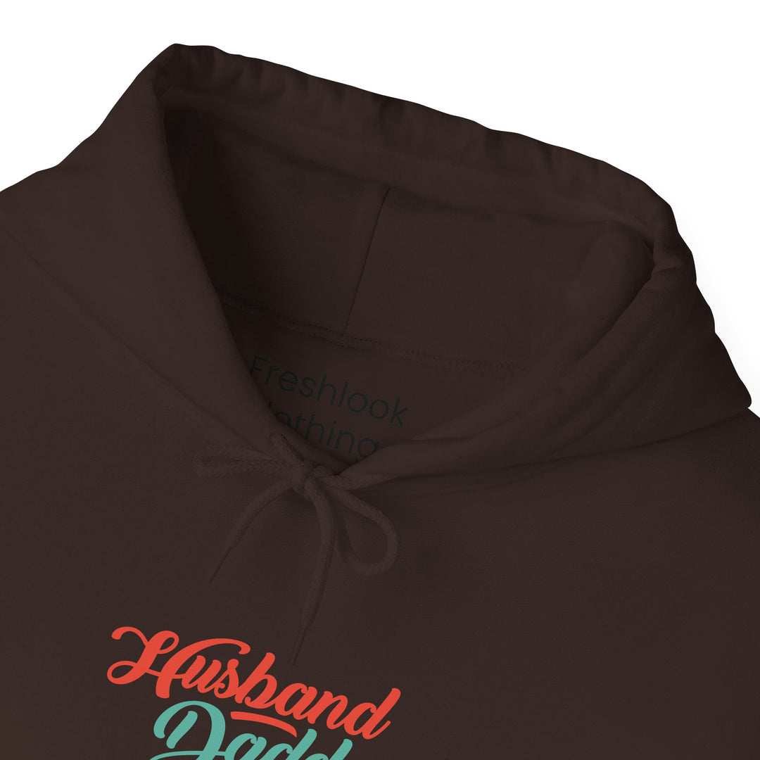 Dad’s Hooded Sweatshirt – Husband Daddy Hero Design