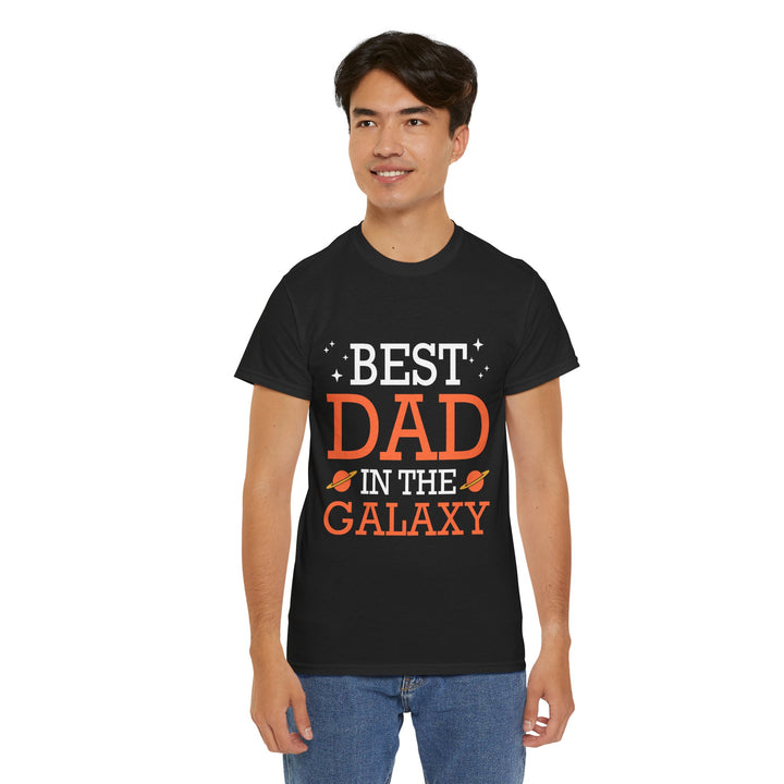 Dad's T-Shirt - Best Dad in the Galaxy Design