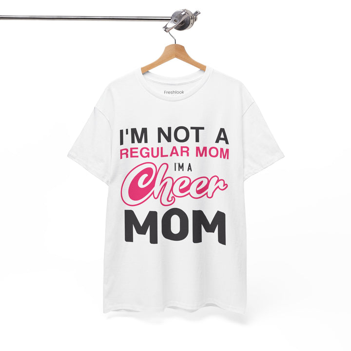 Mom T-Shirt - I'm Not A Regular Mom - Cheer Mom Design for Cheerleading Events