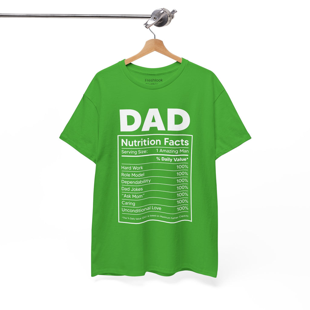 Dad's T-Shirt - Dad Nutrition Facts Design