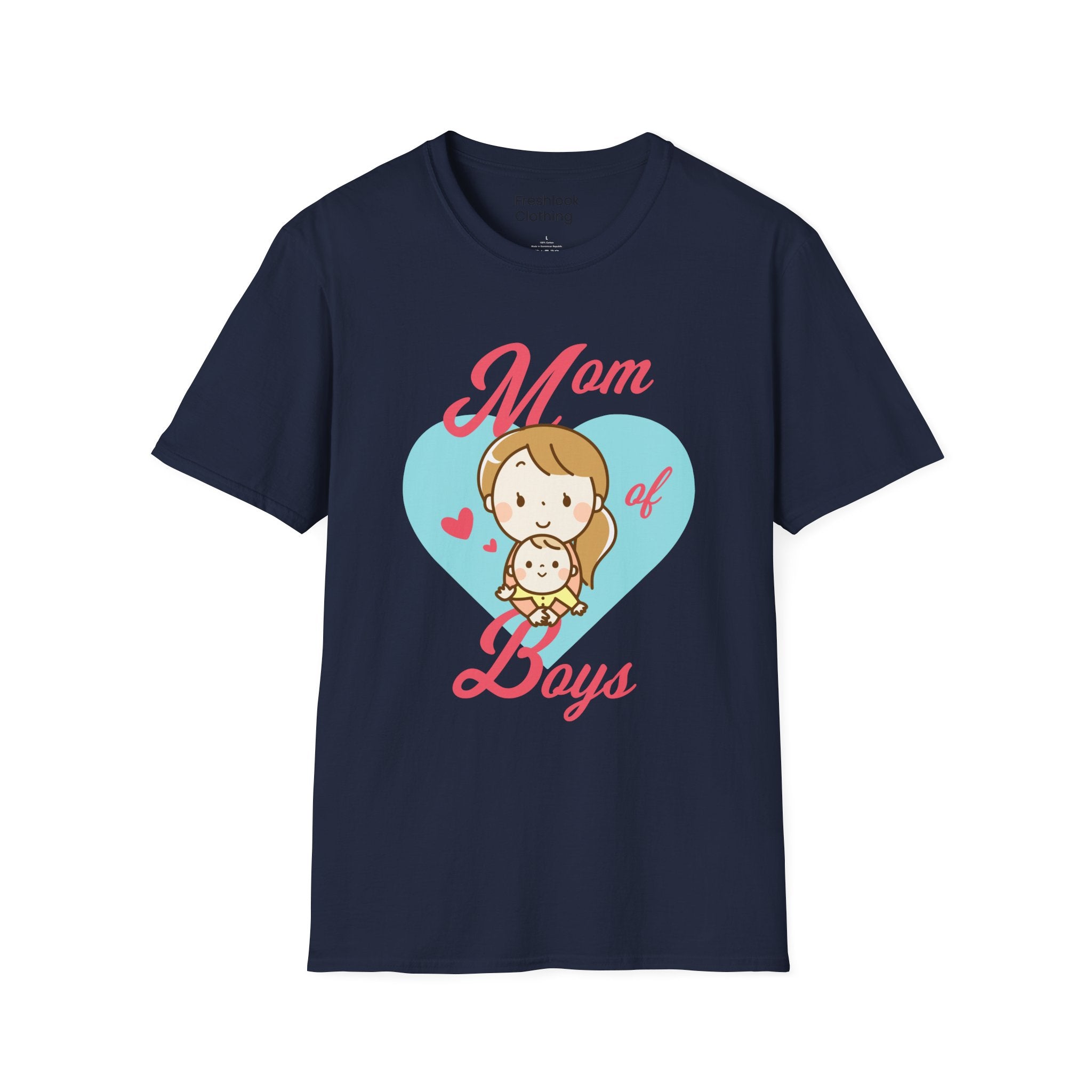 Mom T-Shirt - Mom of Boys Design