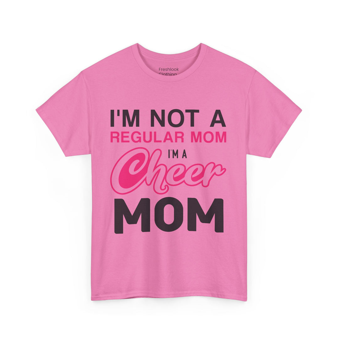 Mom T-Shirt - I'm Not A Regular Mom - Cheer Mom Design for Cheerleading Events