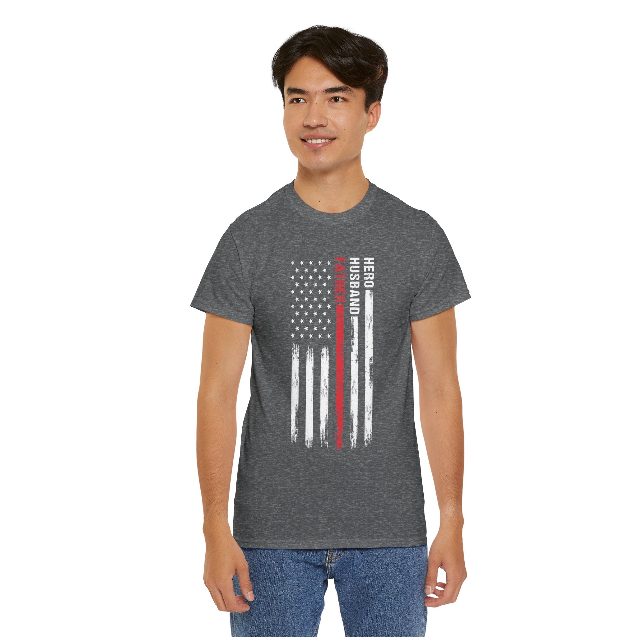 Dad's T-Shirt - Hero Husband Father Design