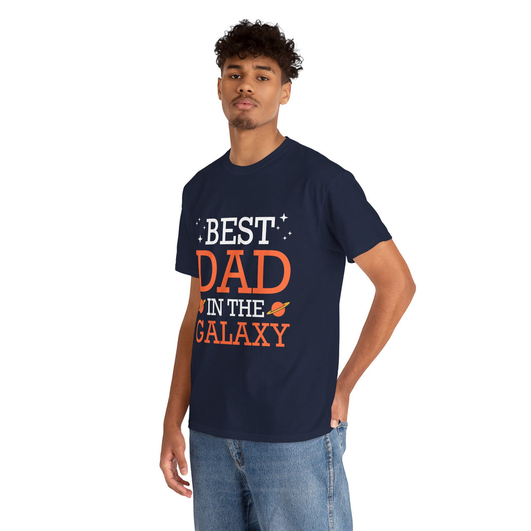 Dad's T-Shirt - Best Dad in the Galaxy Design