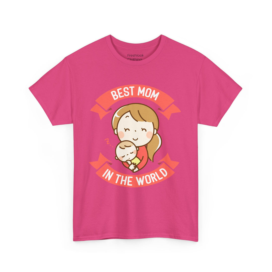 Mom T-Shirt - Best Mom In the World Design