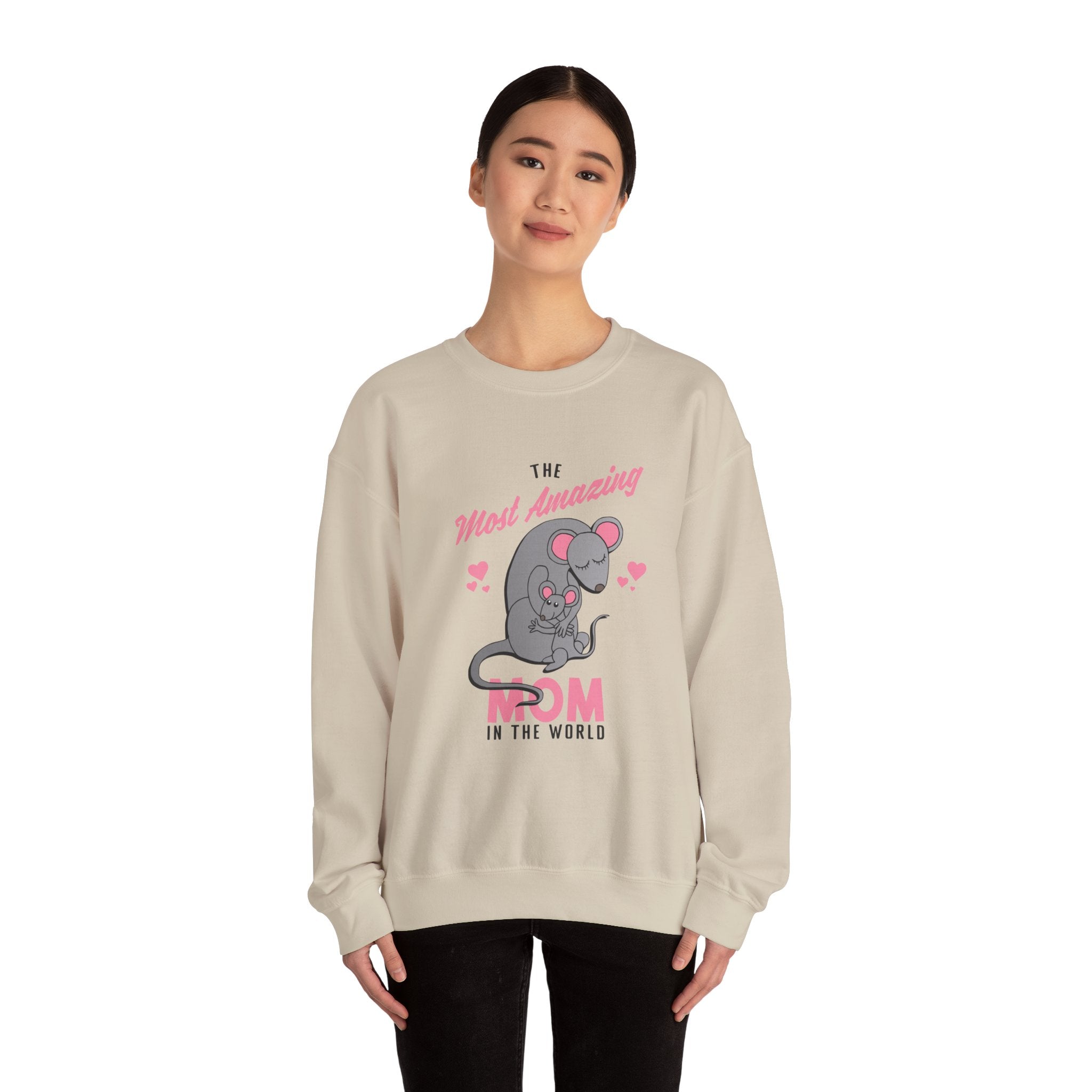 Mom Sweatshirt - The Most Amazing Mom Design