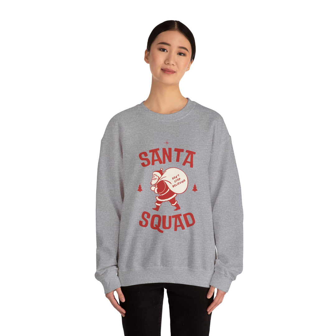 Santa Squad Sweatshirt — Retro Santa Holiday Crewneck