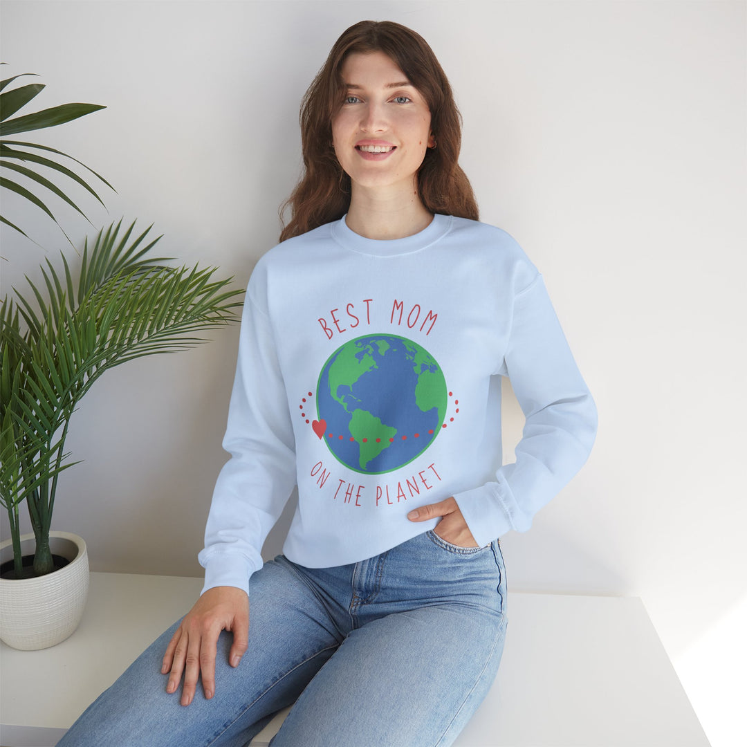 Mom's Sweatshirt - Best Mom on the Planet Design