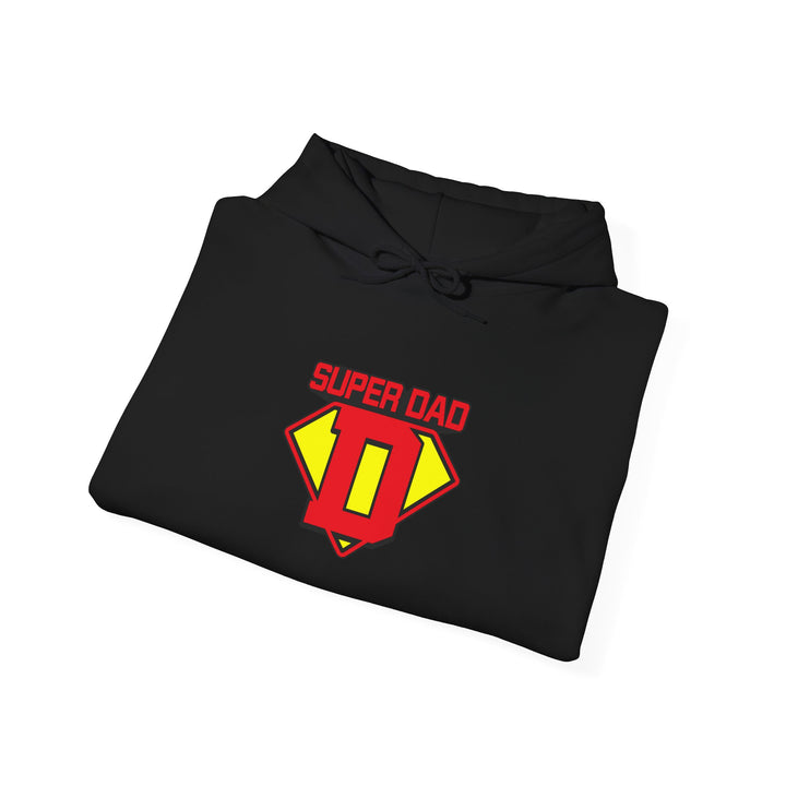 Dad’s Hooded Sweatshirt – Super Dad Design