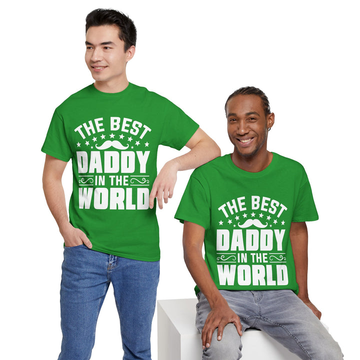 Dad's T-Shirt - The Best Daddy In The World Design