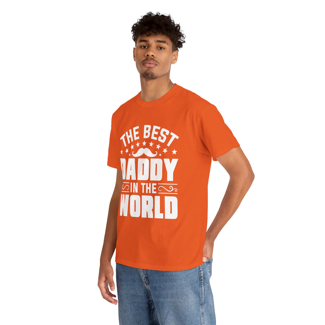 Dad's T-Shirt - The Best Daddy In The World Design