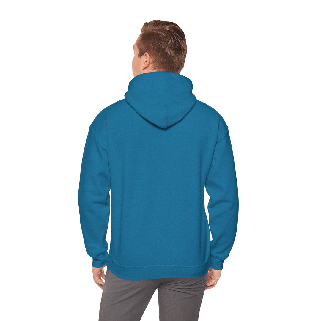 Dad’s Hooded Sweatshirt – There's No Place Like Daddy's Shoulder Design