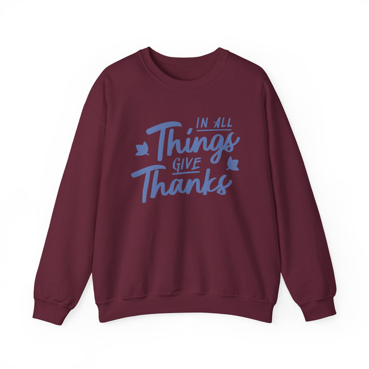 In All Things Give Thanks Design