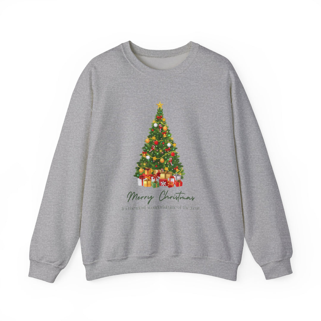 Christmas Tree Sweatshirt — Merry Christmas Holiday Crewneck