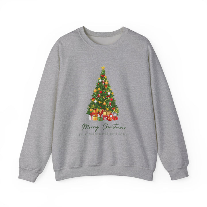 Christmas Tree Sweatshirt — Merry Christmas Holiday Crewneck
