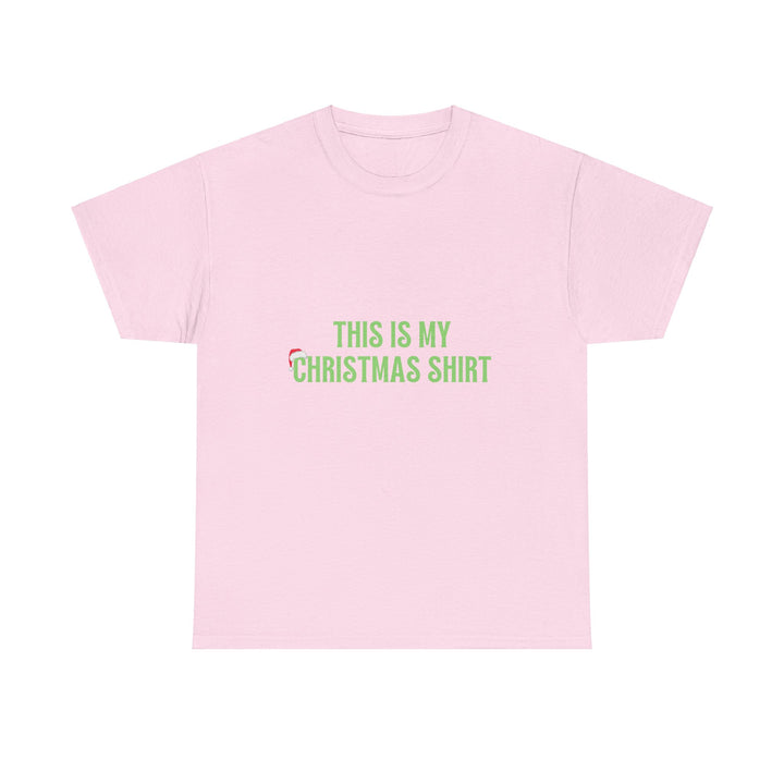 Unisex Heavy Cotton Tee, This is my Christmas Shirt, Unisex T-shirt