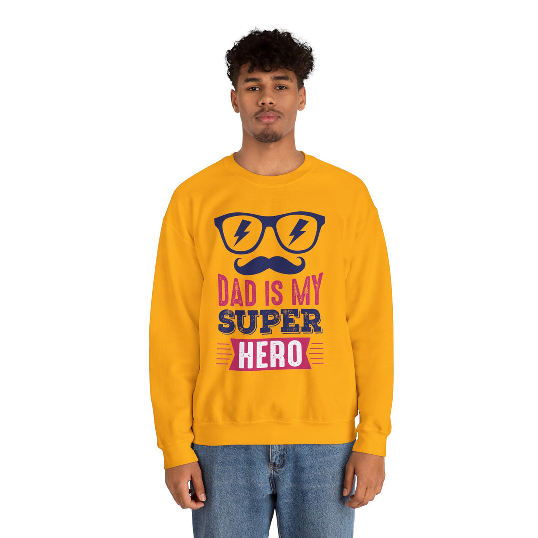 Dad’s Sweatshirt – Dad Is My Superhero Design