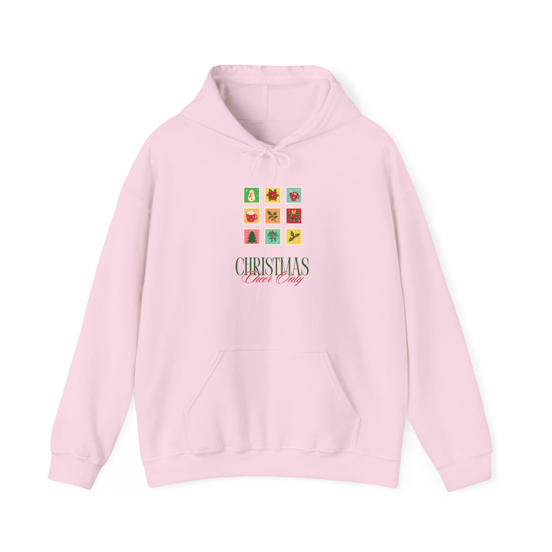 Christmas Cheer Hoodie — Festive Gift Icon Grid with "Christmas Every Day" Text
