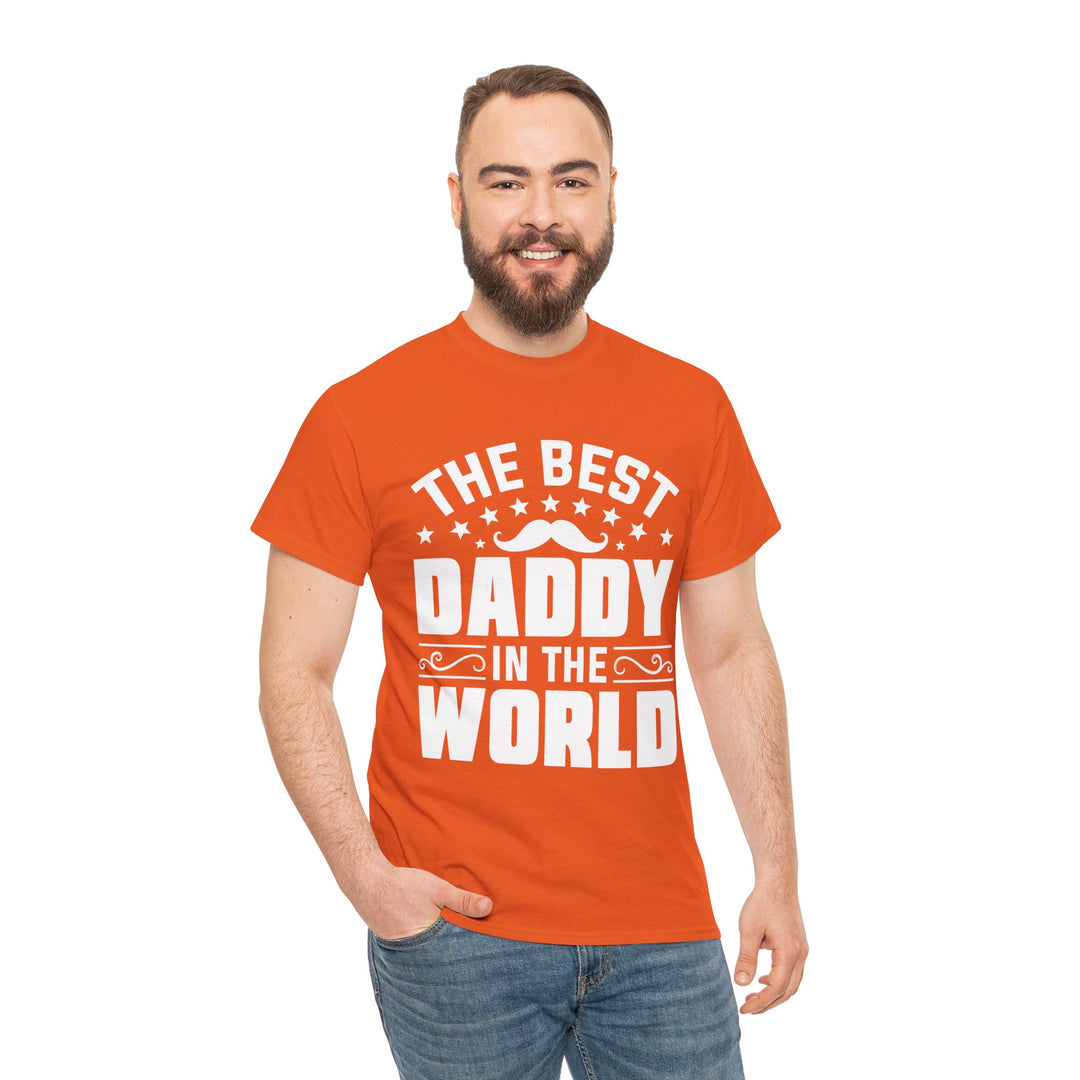 Dad's T-Shirt - The Best Daddy In The World Design