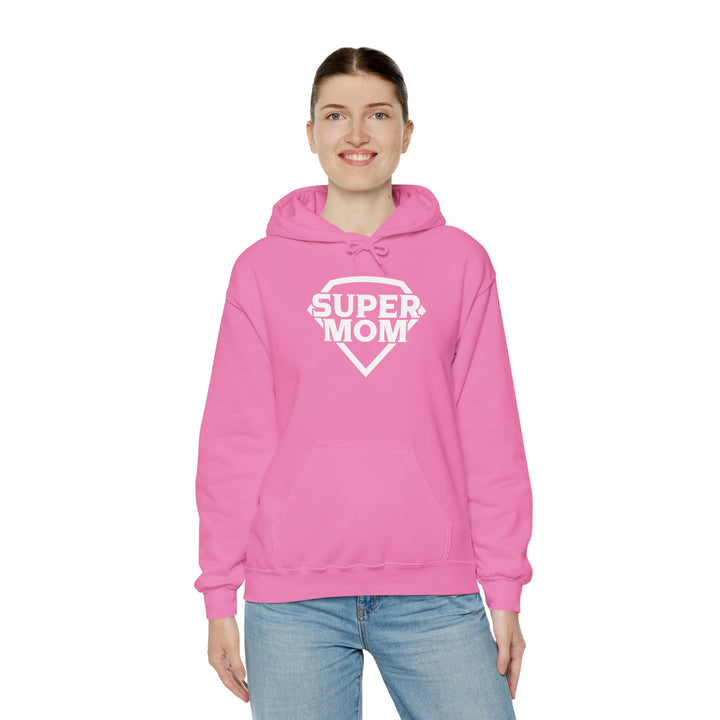 Mom's Unisex Hooded Sweatshirt - Super Mom Design