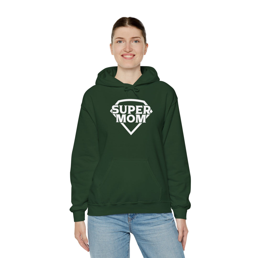 Mom's Unisex Hooded Sweatshirt - Super Mom Design