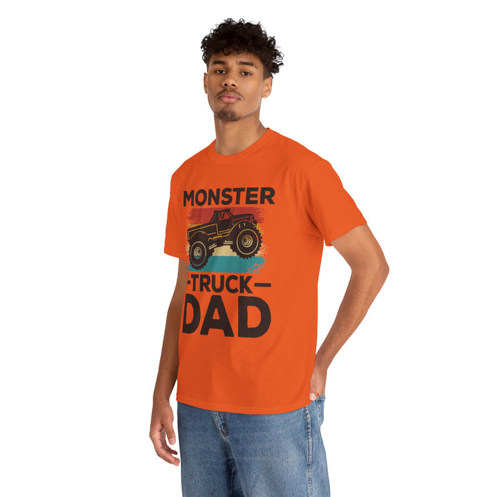 Dad's T-Shirt - Monster Truck Dad Design