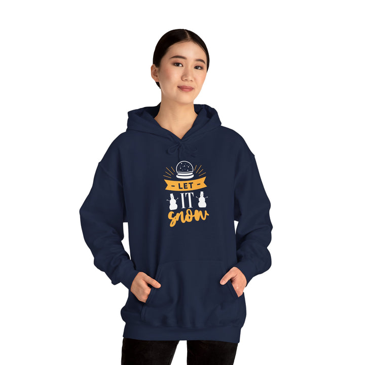 Unisex Heavy Blend™ Hooded Sweatshirt - 'Let It Snow' Cozy Sweatshirt