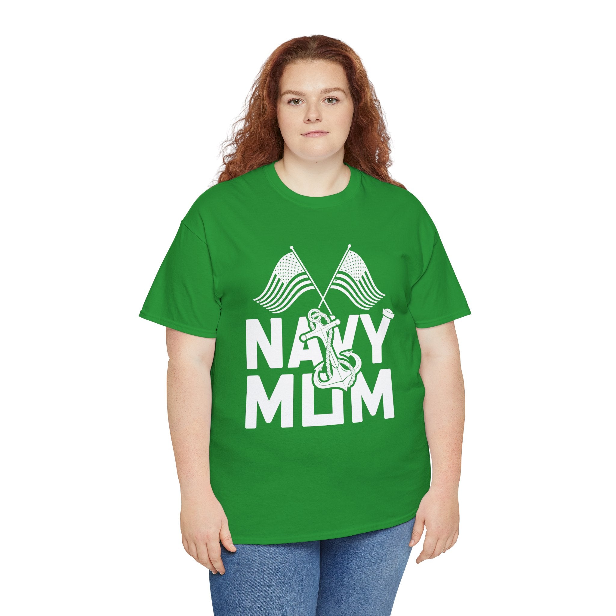 Mom T-Shirt – Navy Mom Design