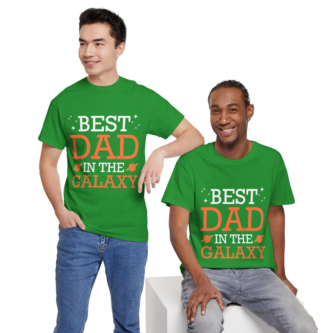 Dad's T-Shirt - Best Dad in the Galaxy Design