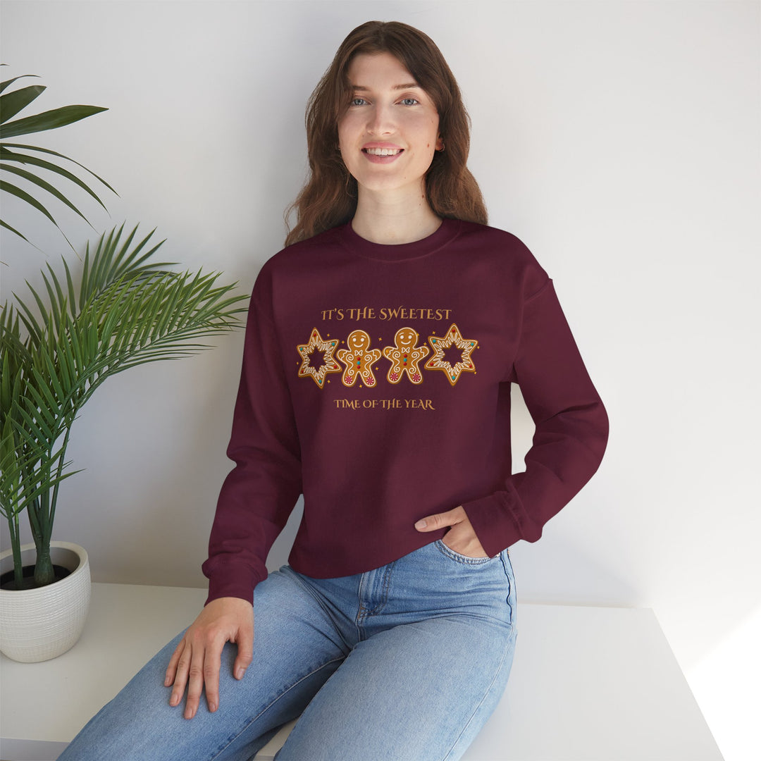 Sweatshirt - "It's the Sweetest Time of the Year" Gingerbread Holiday Crewneck