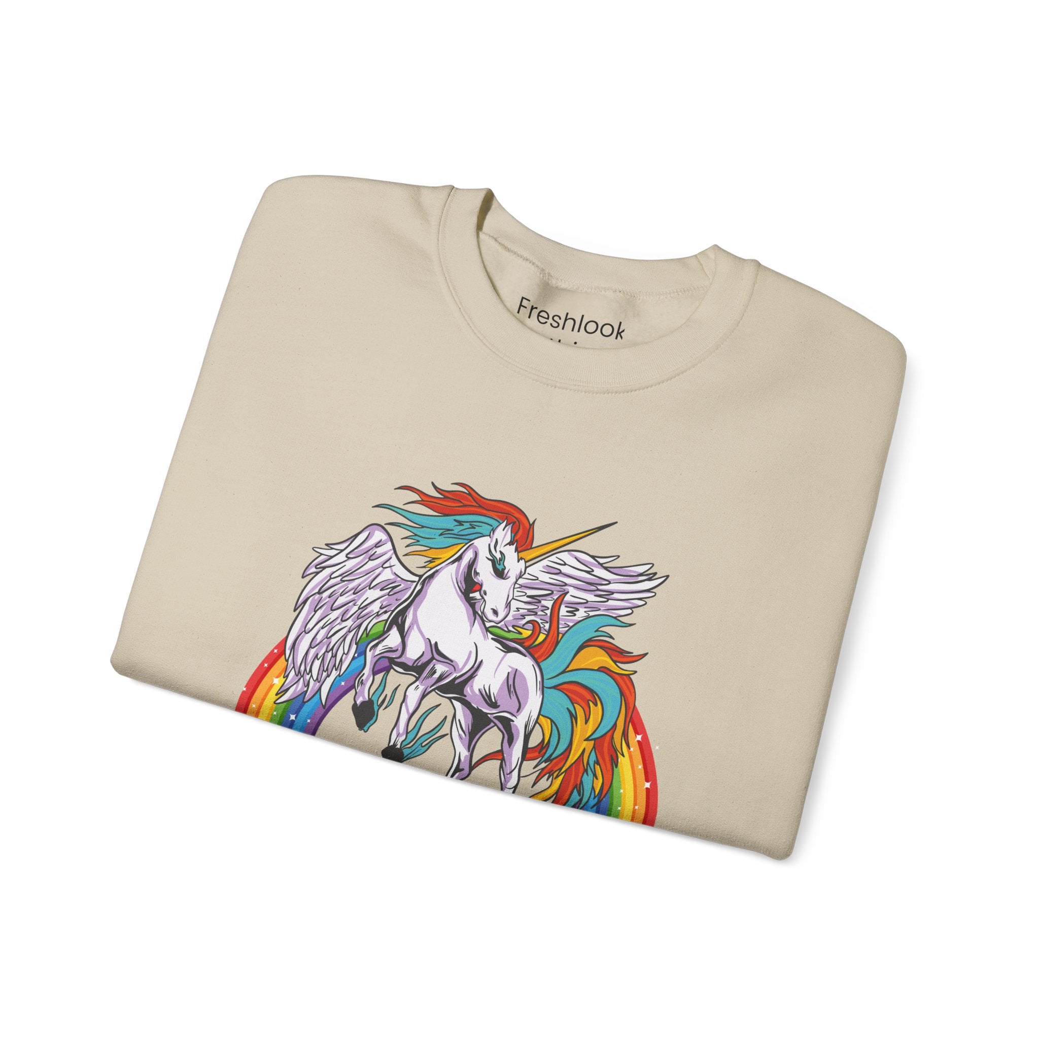 Mom Sweatshirt - Colorful MOMICORN Design