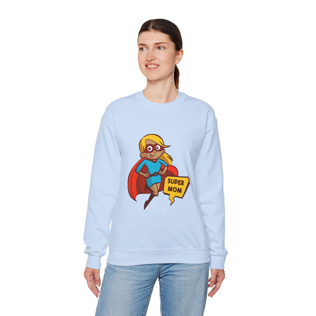 Mom Sweatshirt - Super Mom Design