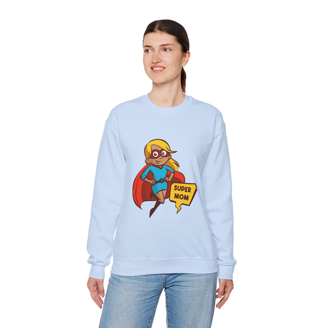 Mom's Sweatshirt - Super Mom - Perfect Gift for Mother's Day Design