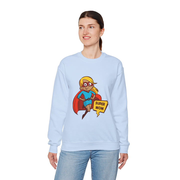 Mom's Sweatshirt - Super Mom - Perfect Gift for Mother's Day Design