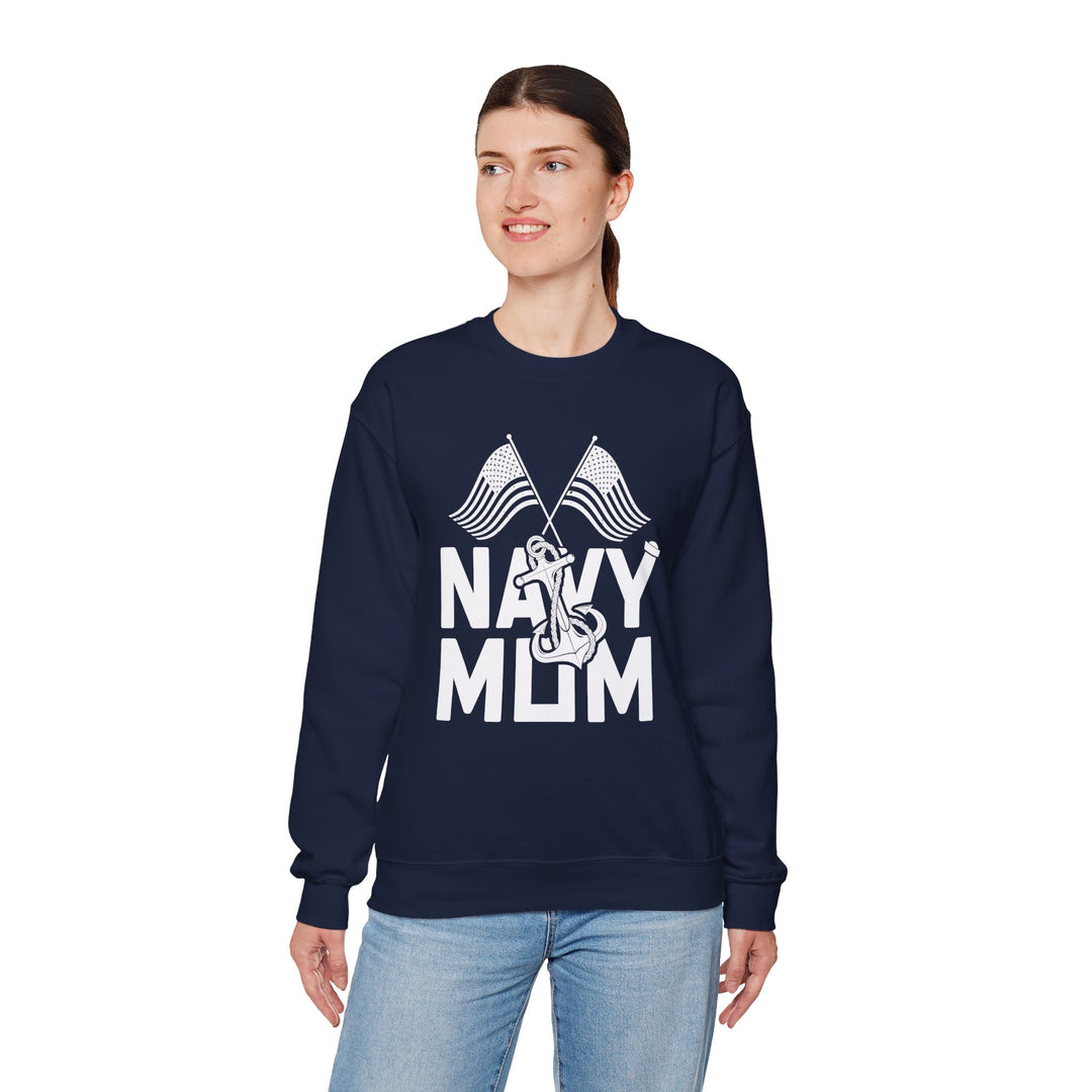 Mom's Sweatshirt - Navy Mom Design – Proud Military Family Apparel