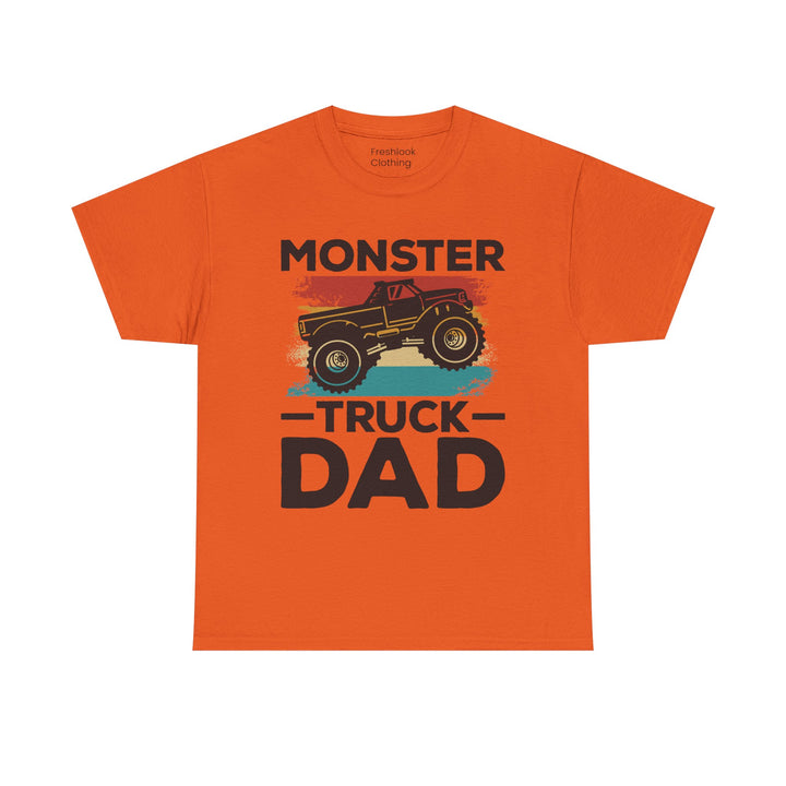 Dad's T-Shirt - Monster Truck Dad Design