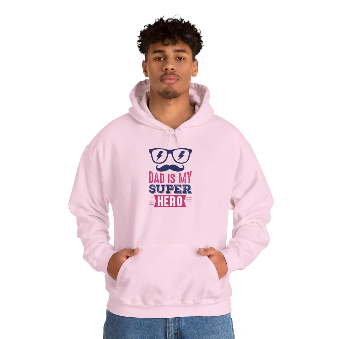 Dad’s Hooded Sweatshirt – Dad is My Superhero Design