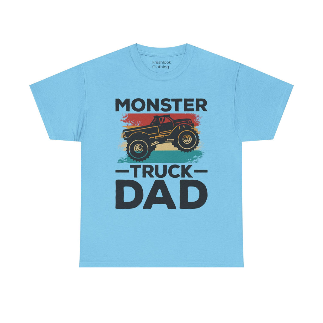 Dad's T-Shirt - Monster Truck Dad Design