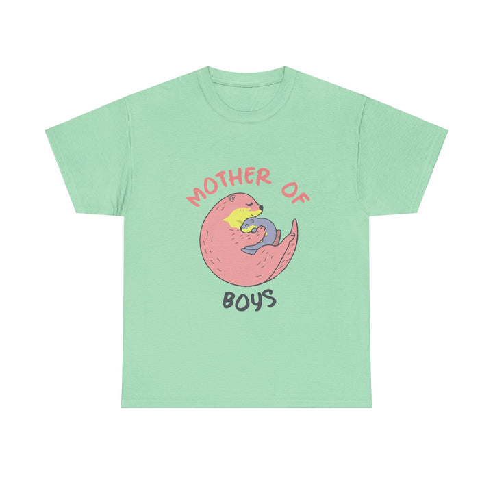 Mom's T-Shirt - Mother of Boys Design