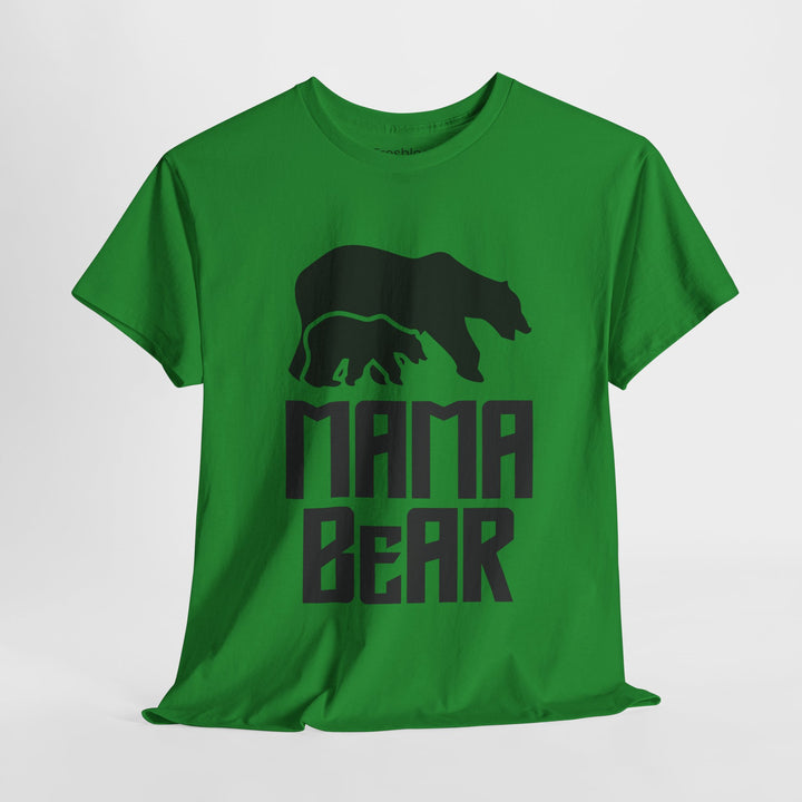 Mom’s T-shirt – Mama Bear Unisex Heavy Cotton Tee - Perfect Gift for Moms Design