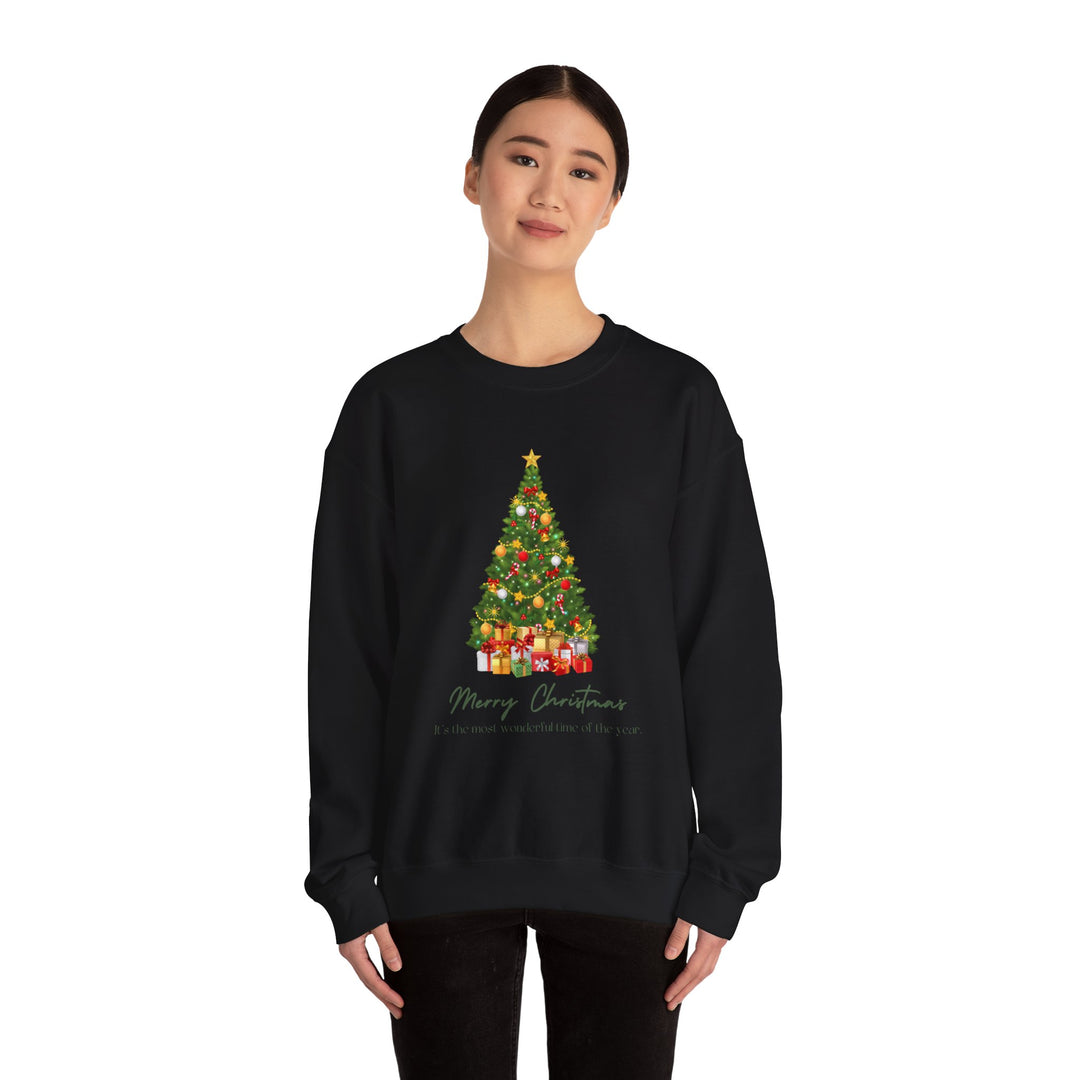 Christmas Tree Sweatshirt — Merry Christmas Holiday Crewneck