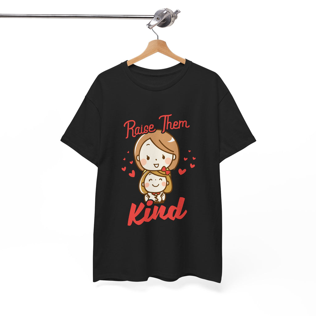 Mom T-Shirt – Raise Them Kind – Sweet Family Love Design