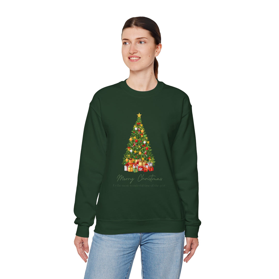 Christmas Tree Sweatshirt — Merry Christmas Holiday Crewneck