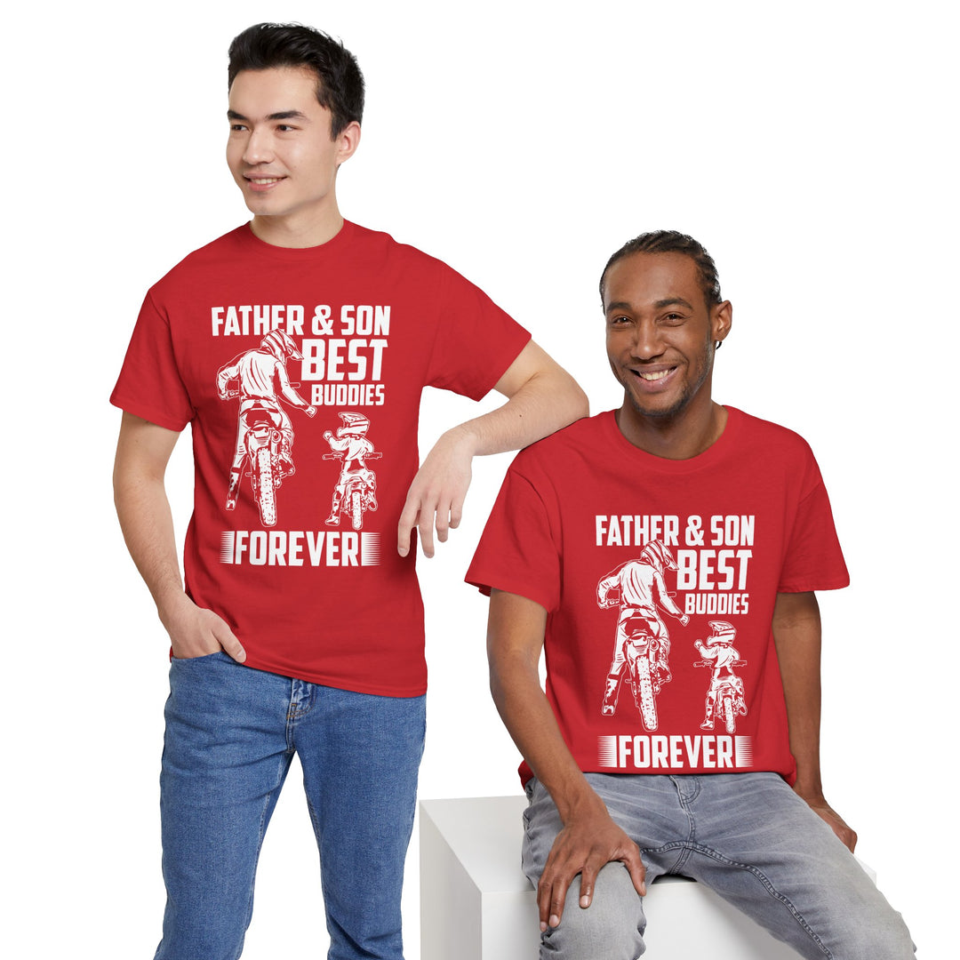 Dad's T-Shirt - Father & Son Best Buddies Forever Design