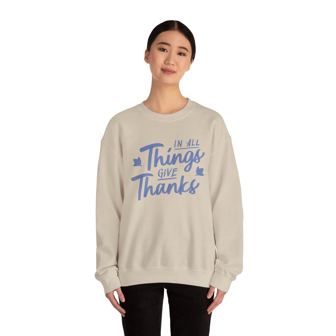 In All Things Give Thanks Design