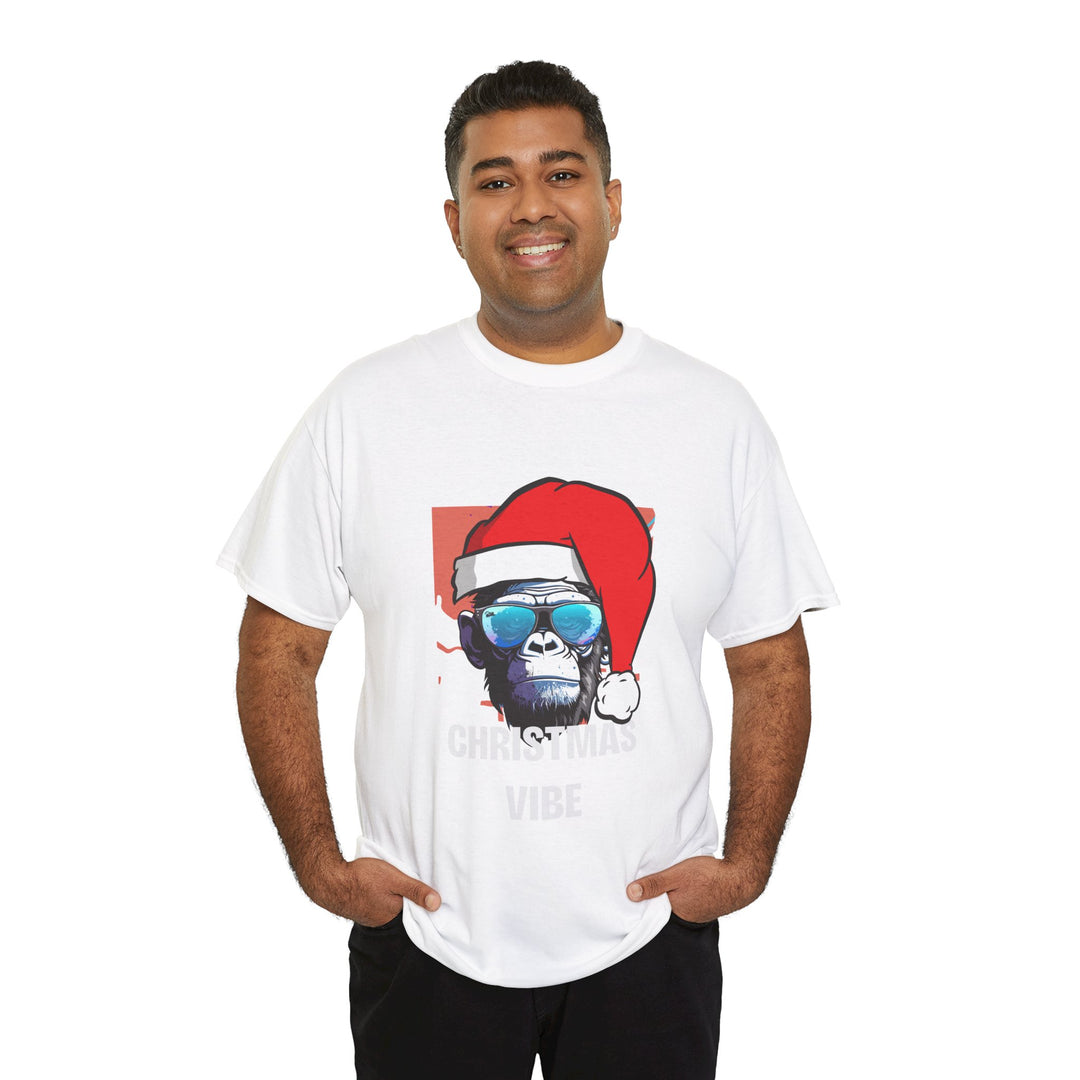 Christmas Vibe Gorilla Unisex Tee, Fun Christmas t-shirt