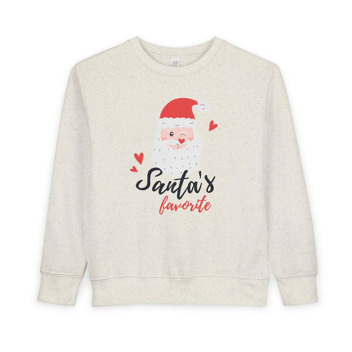 Toddler Sweatshirt — "Santa's Favorite" Cute Kids Christmas Pullover